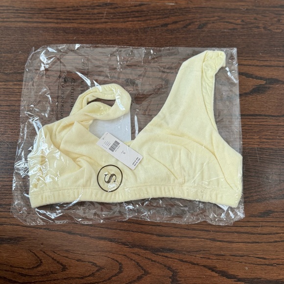 NWT Sunday in Brooklyn Scoop Neck Terry Bra Top - Picture 7 of 7